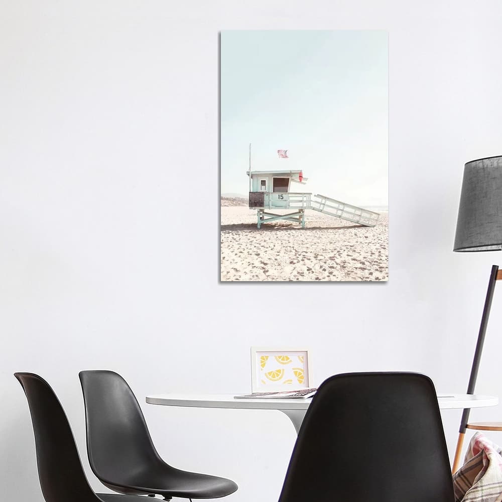 iCanvas "Lifeguard Hut" by Sisi & Seb Canvas Print