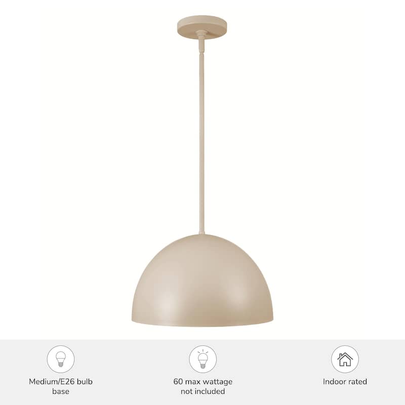 Hunter Erling 1-Light Medium Pendant - Kitchen, Dining Room, Entry - Modern, Transitional
