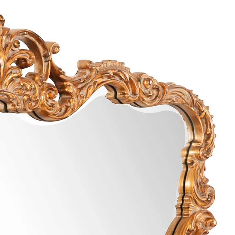 Allan Andrews Gold Ornate Framed Decorative Wall and Accent Mirror - 38"W x 27"H