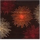 preview thumbnail 113 of 140, SAFAVIEH Handmade Soho Miyase Modern Burst New Zealand Wool Rug 8' x 8' Square - Brown/Multi