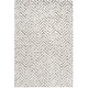 preview thumbnail 18 of 42, SAFAVIEH Adirondack Isabelle Chevron Distressed Rug 8' Square - Ivory/Charcoal - Square
