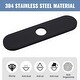 preview thumbnail 10 of 30, WOWOW Stainless Steel Kitchen Sink Faucet Hole Cover Deck Plate