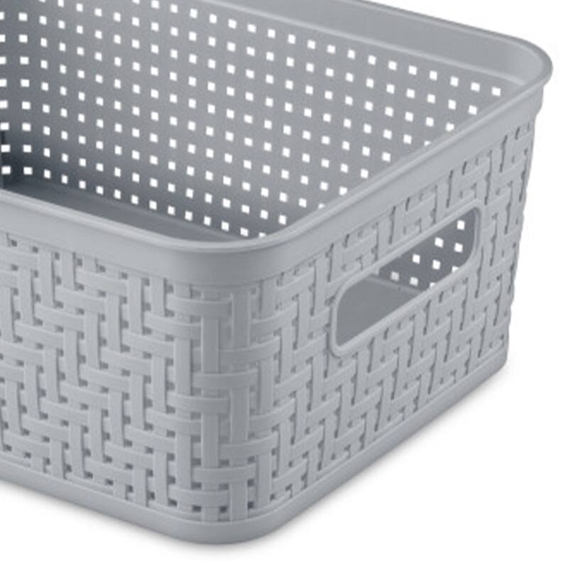 Sterilite 10x8x4.25 In Rectangular Short Basket for Home Organization (32 Pack) - 32 Pack