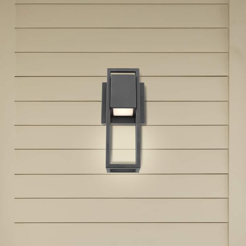 Supreme 10W LED Small Wall Lantern Matte Black Finish