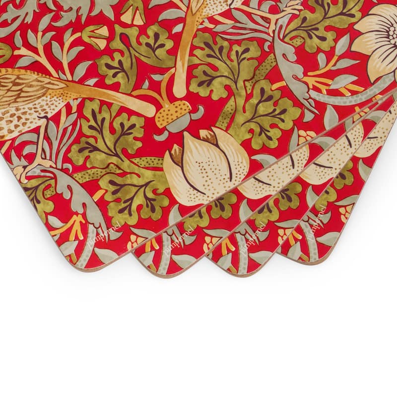 Morris and Co for Pimpernel Set of 4 Strawberry Thief Placemats - set of 4