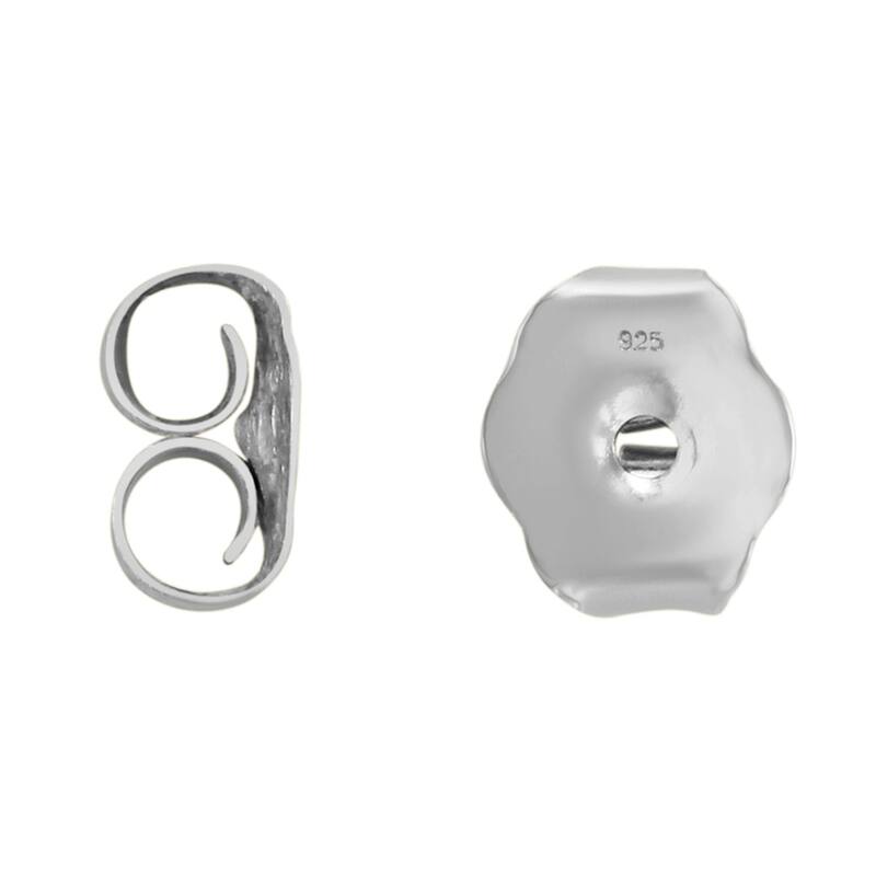 Marquee 1 Carat TW Round Solitaire Diamond Stud Earrings in .925 Sterling Silver