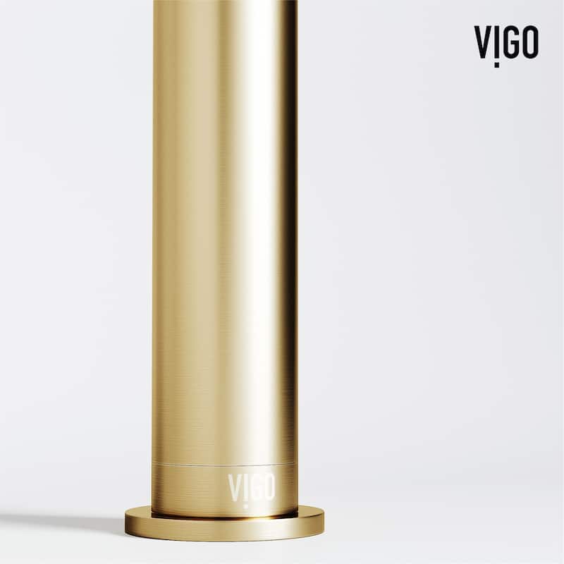 VIGO Ruxton 12" H Single Handle Single Hole Bathroom Vessel Faucet