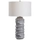 preview thumbnail 2 of 5, Uttermost Waves Blue and White Table Lamp