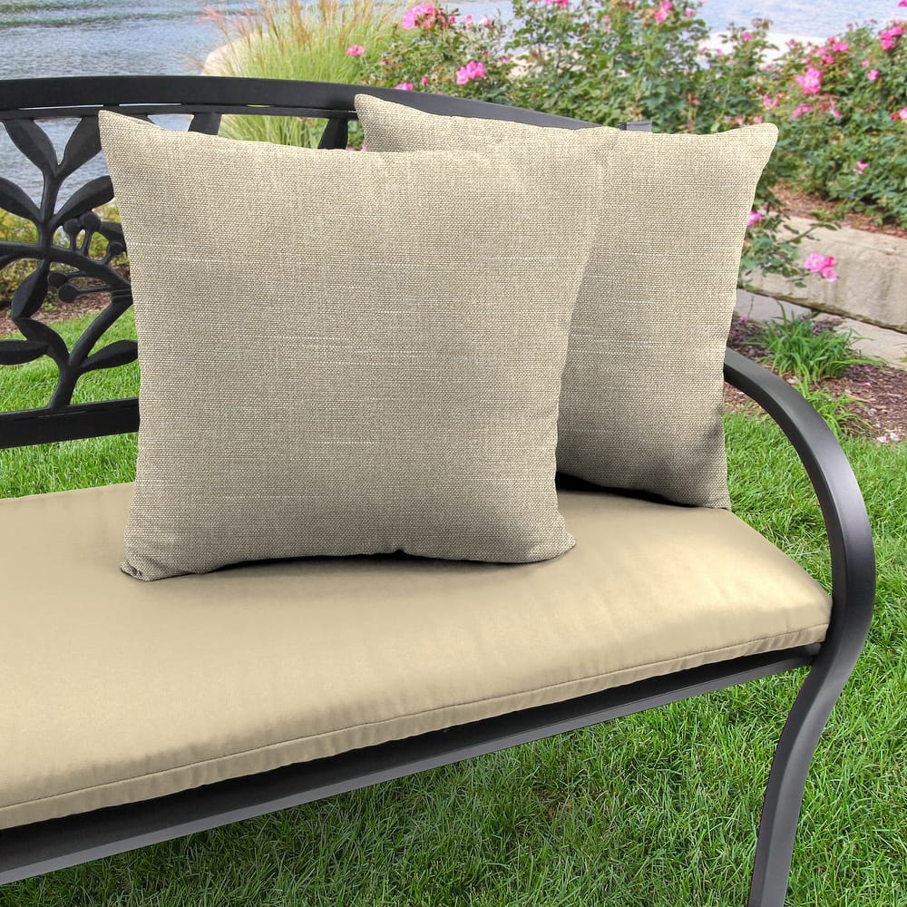 16" x 16" Outdoor Throw Pillow (Set of 2) - 16'' L x 16'' W x 4'' H