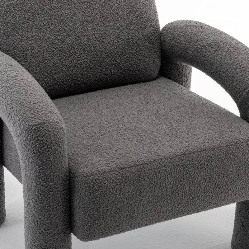 SEYNAR Modern Unique Design Upholstered Accent Chair for Living Room