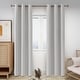 preview thumbnail 76 of 135, Deconovo Grommet Room Darkening Curtains, Set of 4 Panels 42x72 Inch - Greyish White