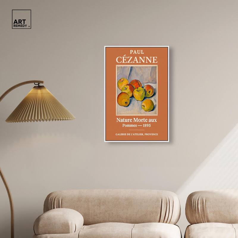 Apples of Cezanne Canvas by Art Remedy