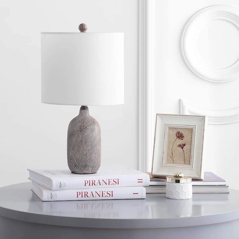SAFAVIEH Lighting Tomoyo 19-inch LED Table Lamp - 10"x10"x18.5" - 10Wx10Dx19H