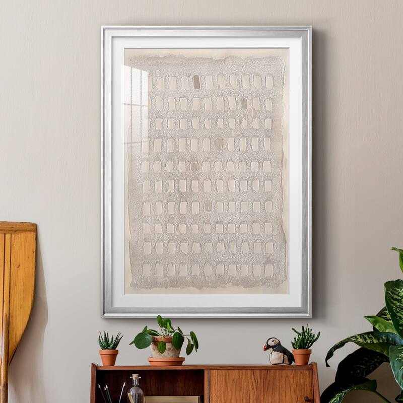 Pearl Punch Card I Premium Framed Print - Ready to Hang