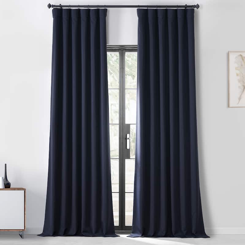 Exclusive Fabrics Performance Woven Blackout Curtain Pair (2 Panels)