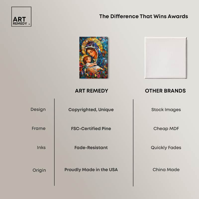 Glass Gospel II Canvas by Art Remedy, Gallery Wrapped