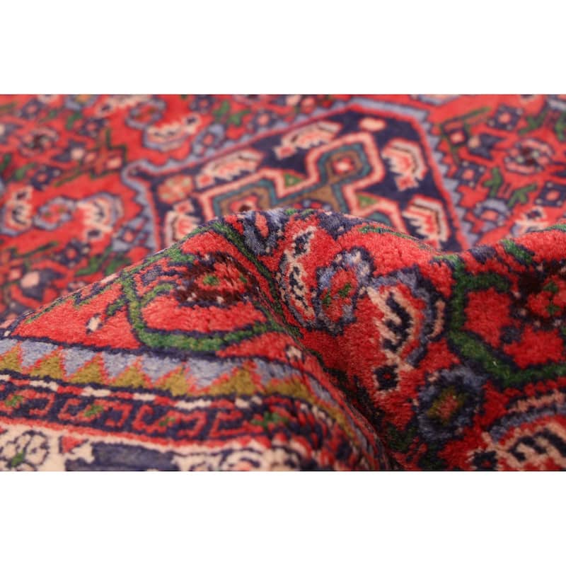 ECARPETGALLERY Hand-knotted Andelz Red Wool Rug - 2'11 x 9'8