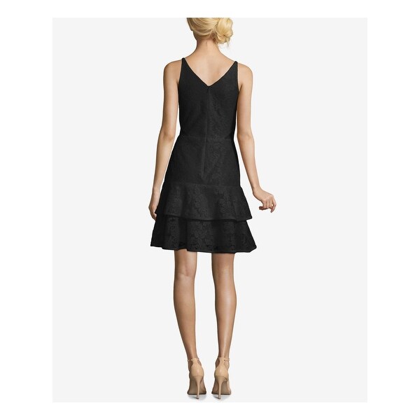 black mini party dress