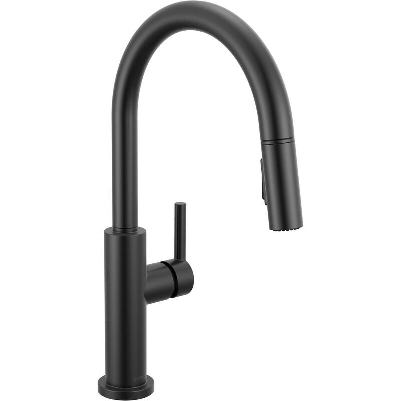 Delta 19867LF Nicoli 1.8 GPM Single Hole Pull Down Kitchen Faucet - Matte Black