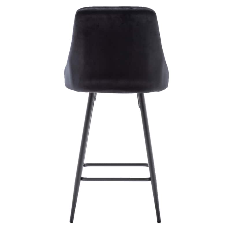 Zainab Premium Velvet Upholstered Contemporary Dining Bar Stools (Set of 2 )