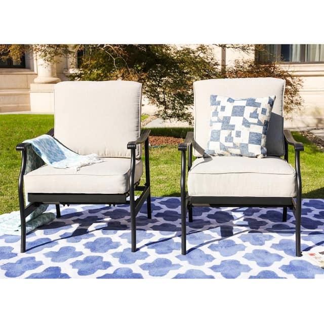 PATIO FESTIVAL Rocking Motion Chair (2-Pack)