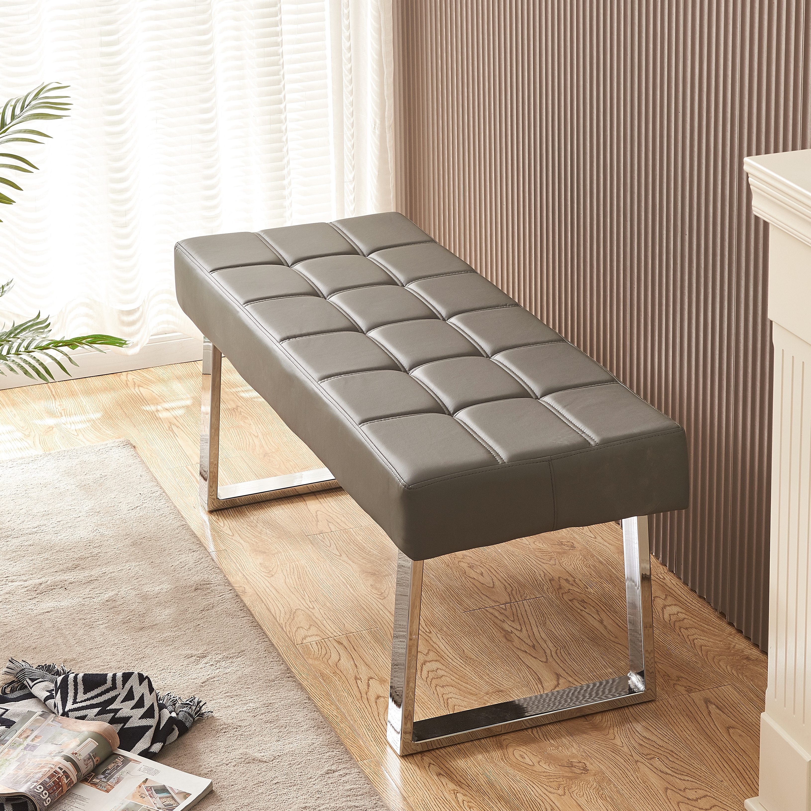 Leather dining hotsell bench seat