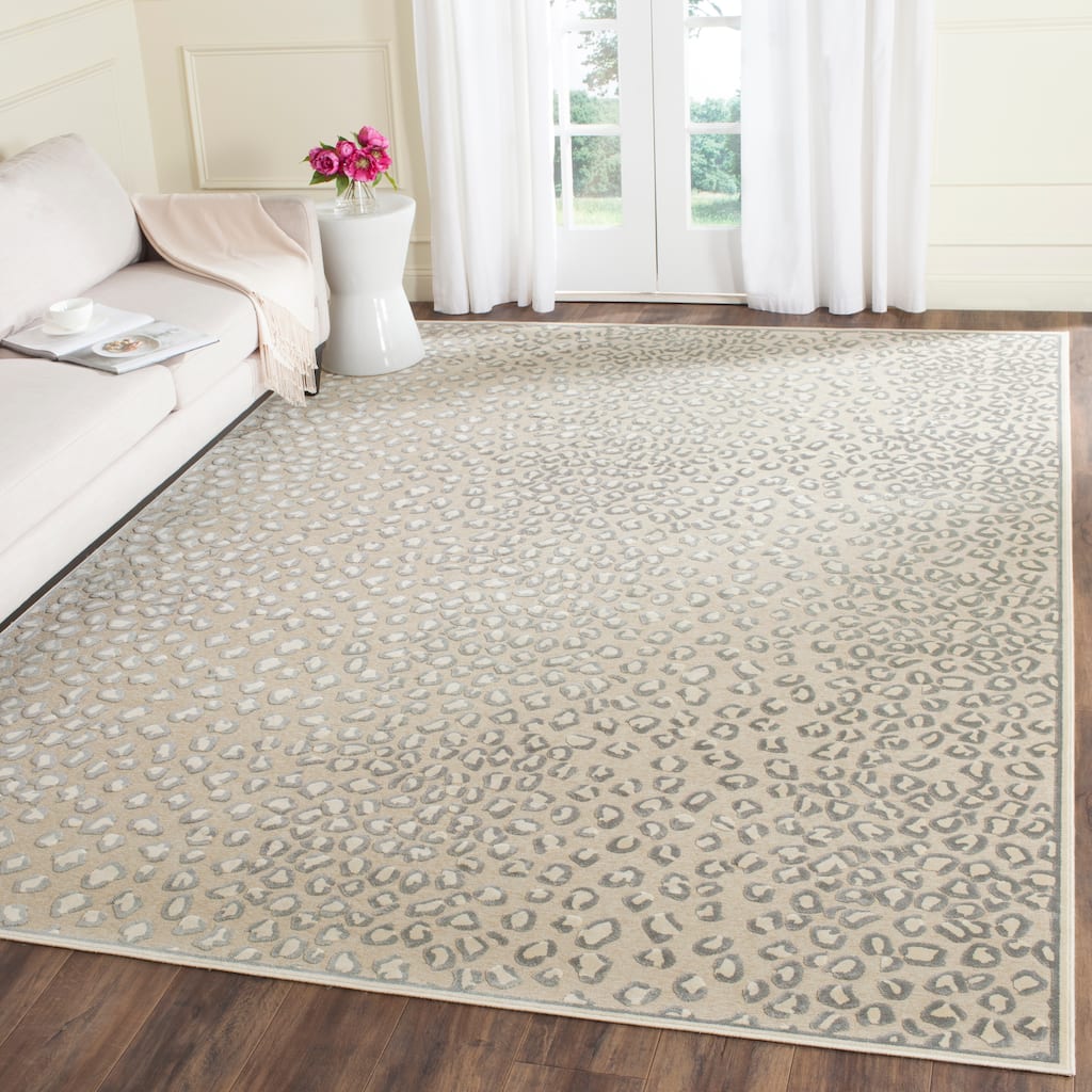 SAFAVIEH, Paradise Jeannie Leopard Viscose Rug