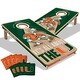preview thumbnail 1 of 5, Miami Hurricanes NCAA 2x4 Professional Cornhole Board Set Include Carrying Case