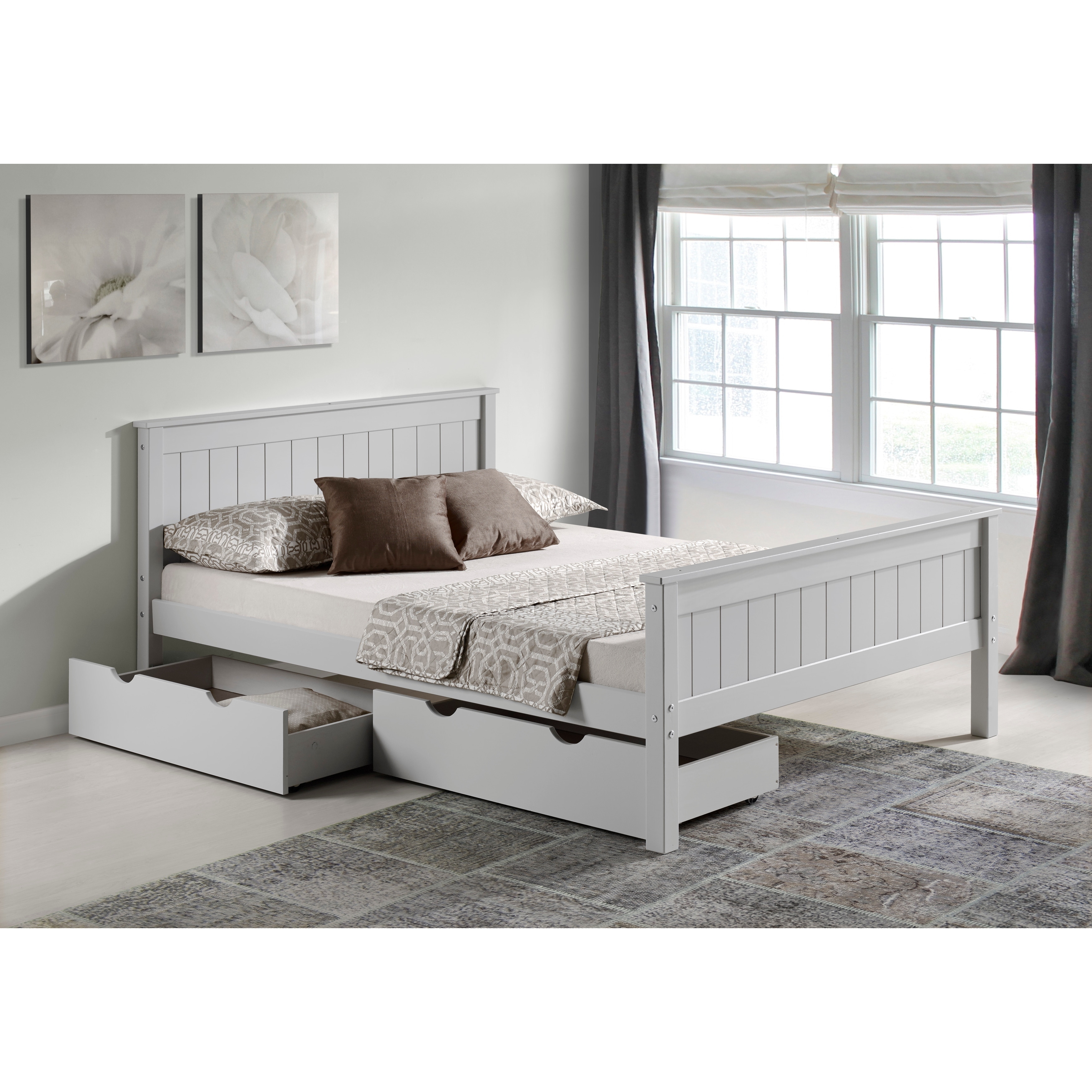 Alaterre Harmony Solid Wood Platform Bed