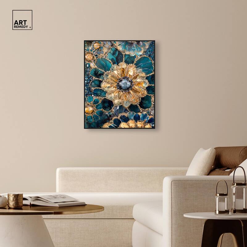 Opulent Geode IV Canvas by Art Remedy