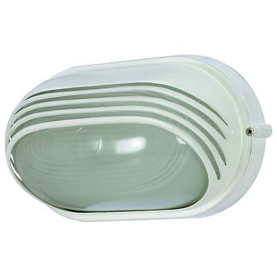 1-Light 10 In. Oval Hood Bulk Head
