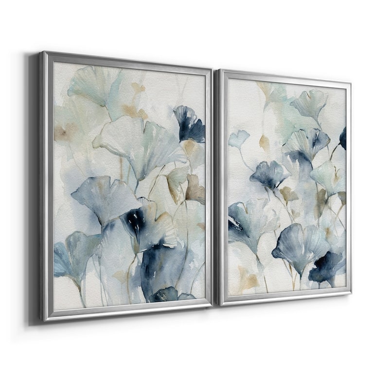 Indigo Ginkgo I Premium Framed Print - Ready to Hang - Multi-Color