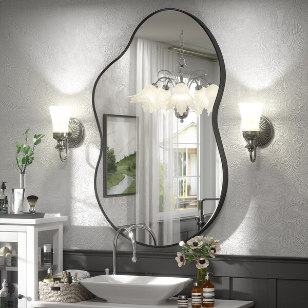 Irregular Wall Mirror Asymmetrical Decorative with 5 year warranty