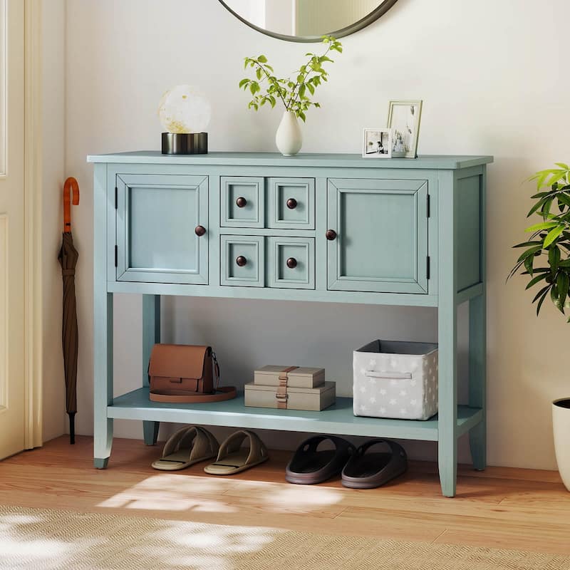 Costway Buffet Sideboard Cabinet Entryway Console Table with 2 Doors - See Details