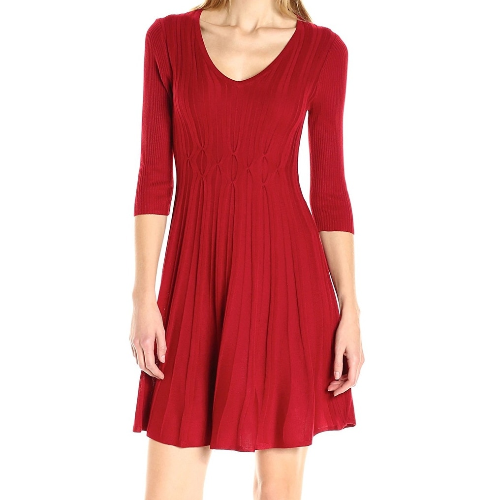 connected apparel sweater dress