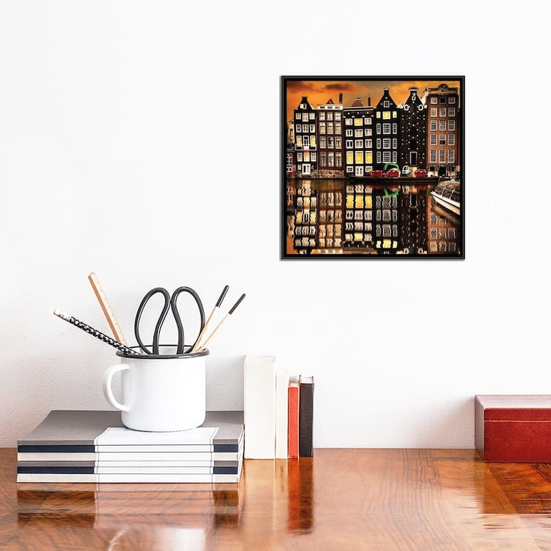 iCanvas "Amsterdam II" by Enzo Romano Framed Canvas Print