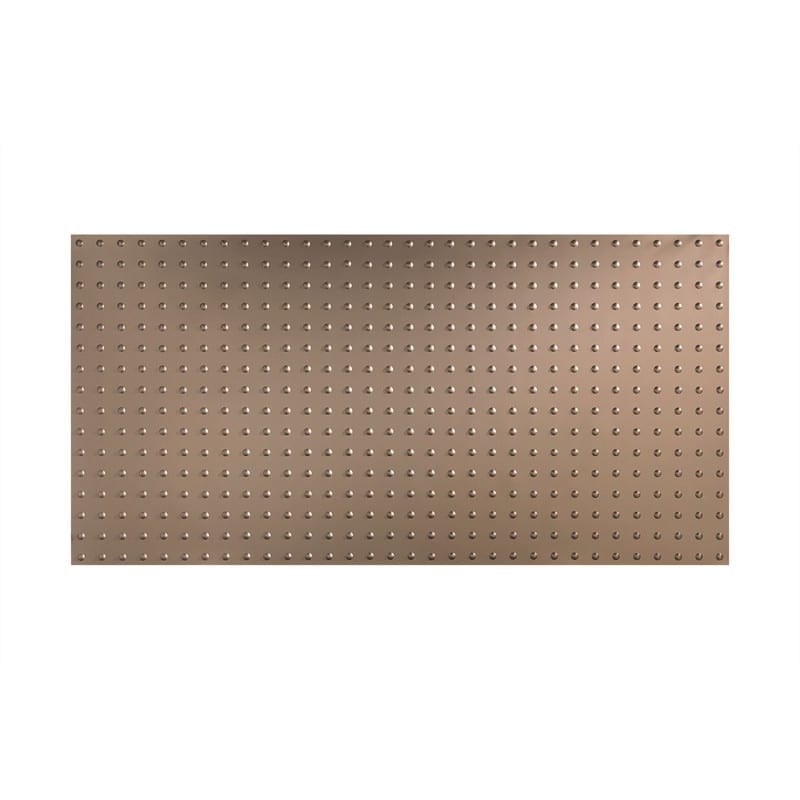 FASÄDE Dome 4-foot x 8-foot PVC Wall Panel in Argent Bronze - 4 x 8