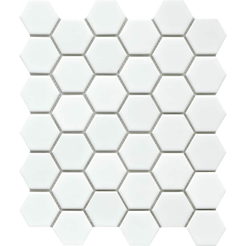 Emser Tile Influence - 11" x 13" Hexagon Geometric Mosaic Wall Tile -