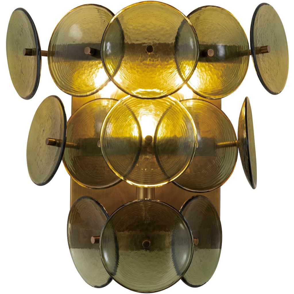 Maxim 21820GN Loren 3 Light 15" Tall Wall Sconce