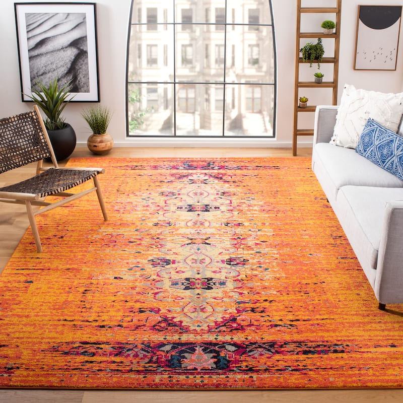 SAFAVIEH Monaco Blandine Distressed Boho Rug