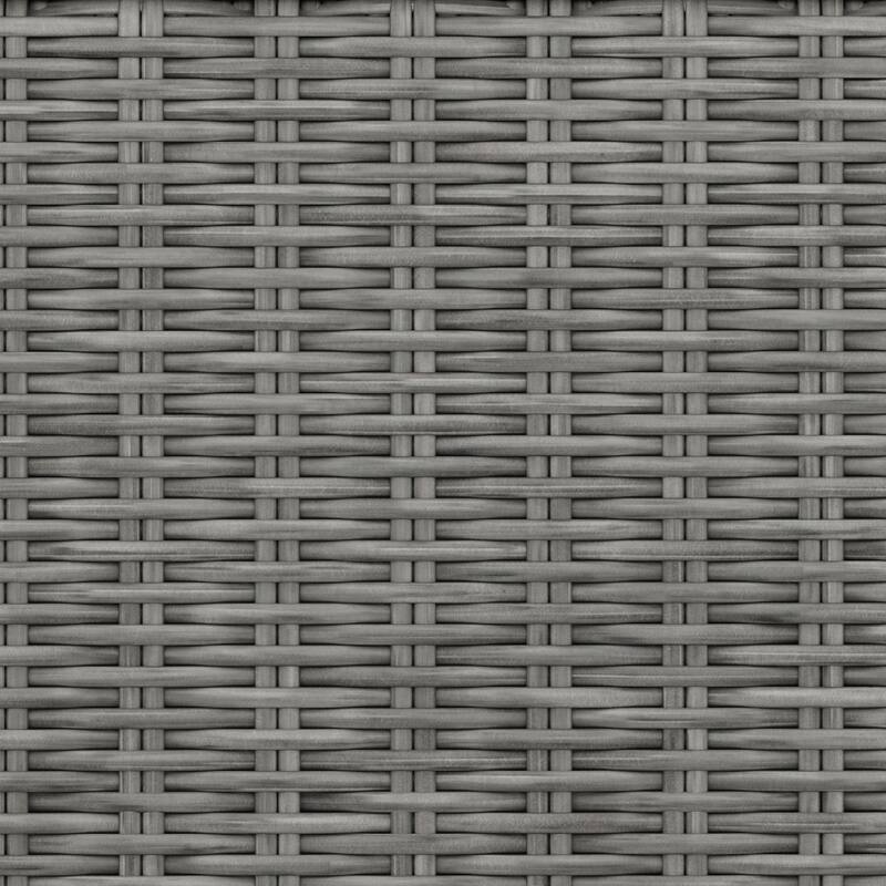 Martha Stewart 60" Outdoor Rattan Wicker Patio Table with Engineered Wood Top - 39"W x 62"D x 30"H