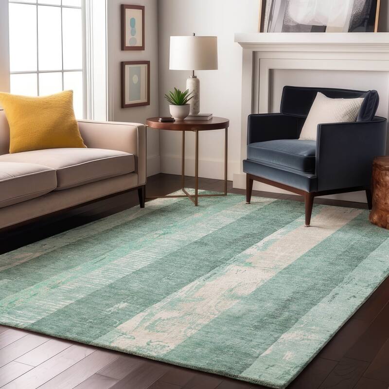 Premium Washable Super Soft Modern Stripe Mayfield Rug