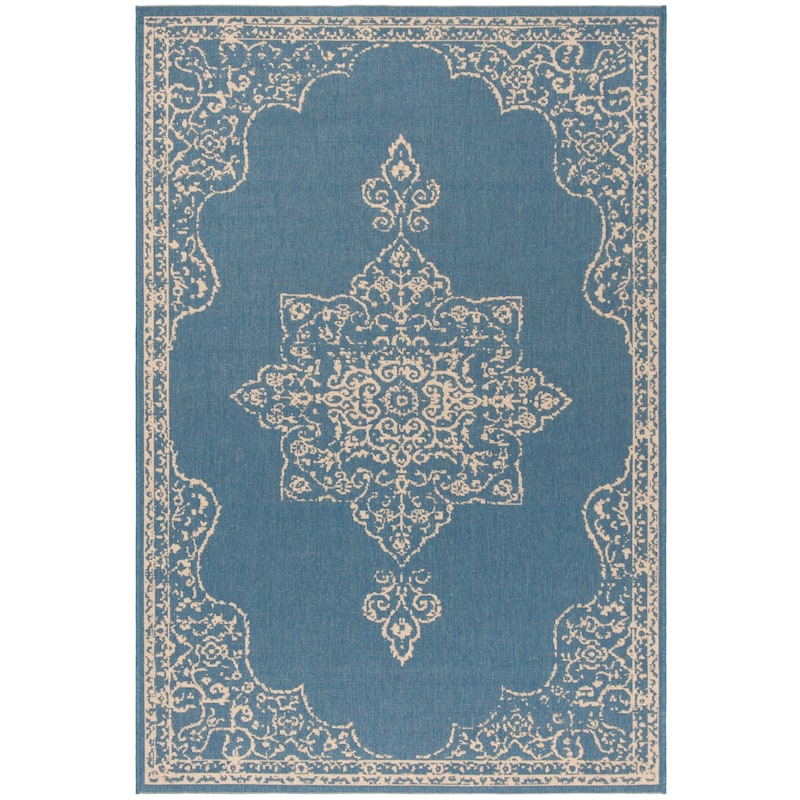 SAFAVIEH Linden Pascalle Indoor/ Outdoor Waterproof Patio Backyard Rug