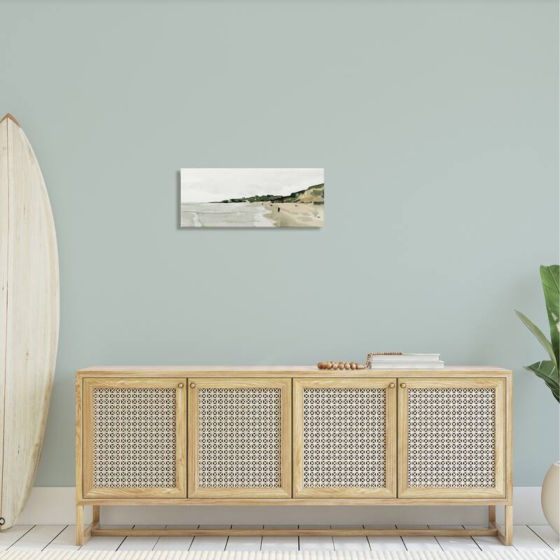 Stupell Summer Coast Distant Beach Shore Stretched Canvas Wall Art, Design by Emma Caroline