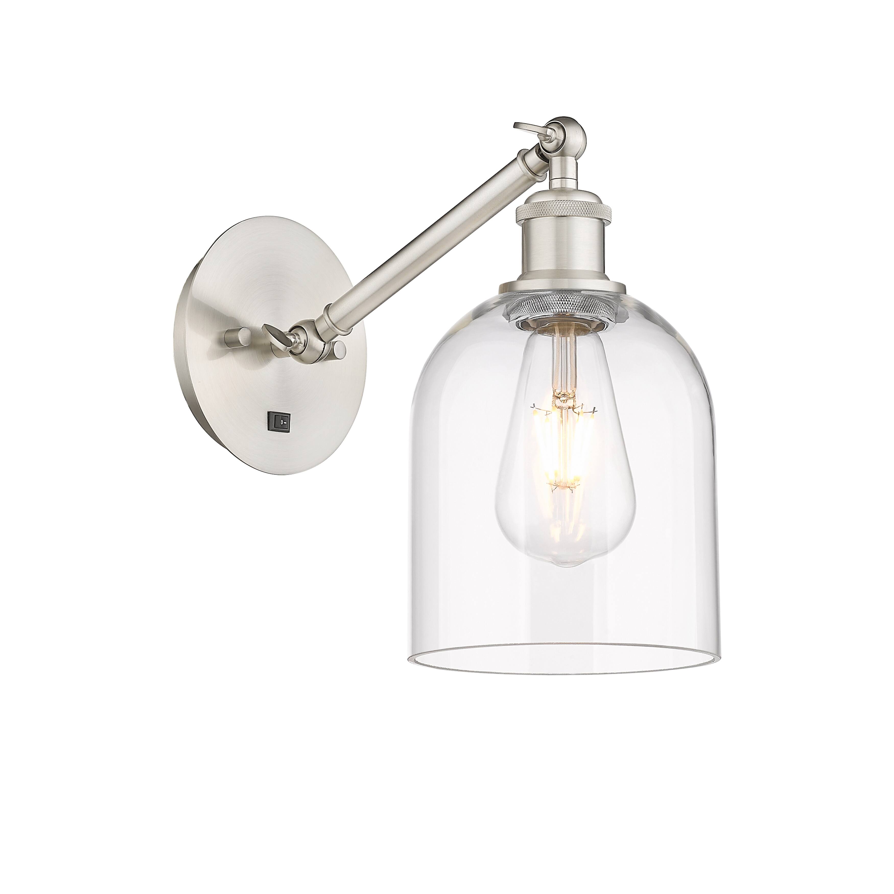 Option Clear Shade / Brushed Satin Nickel
