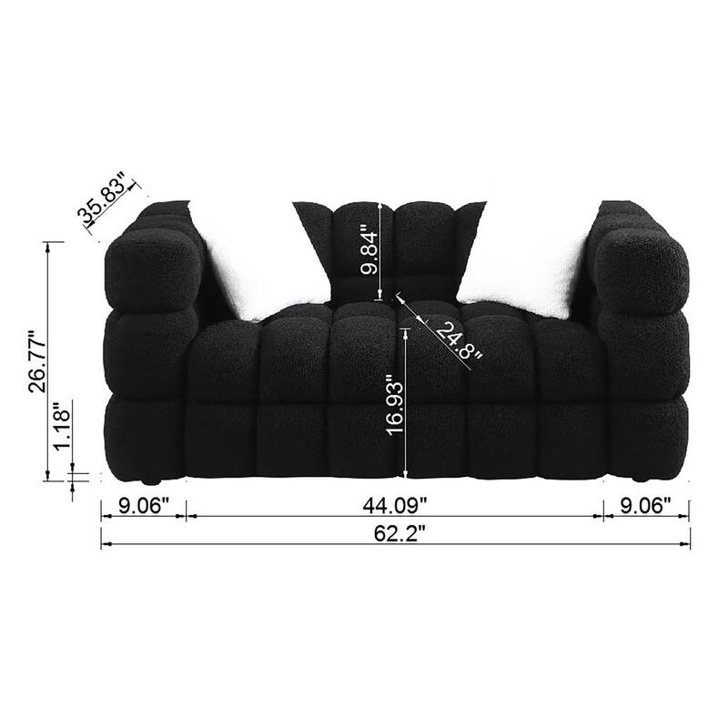 Modern Boucle Sofa Set for Living Room