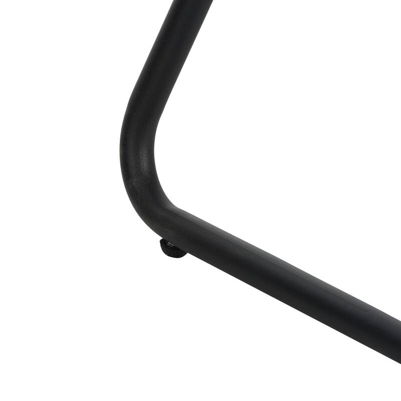 Roomfitters Deja Set of 2 Outdoor Wicker Dining Chairs with Water-Resistant Cushions, Transitional Rattan and Iron Frame, Gray