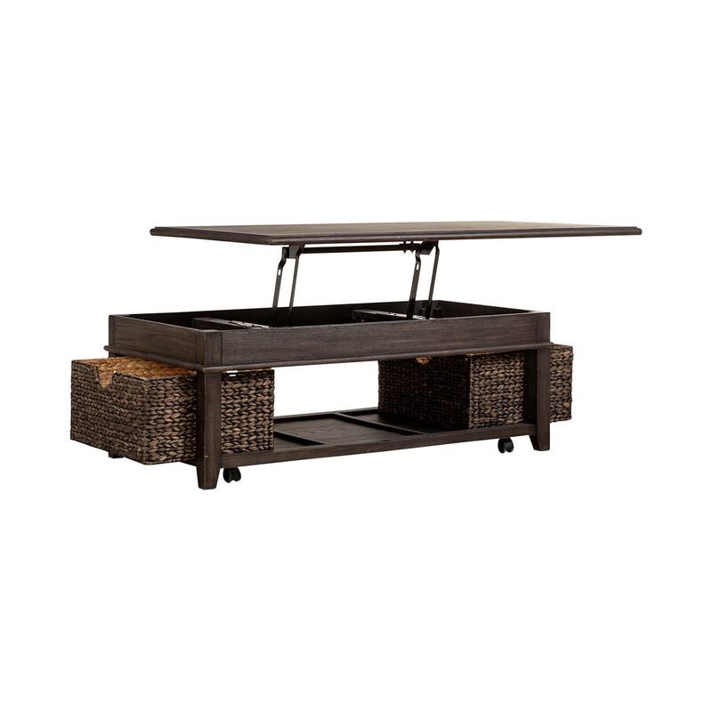 Mill Creek Peppercorn Lift Top Cocktail Table