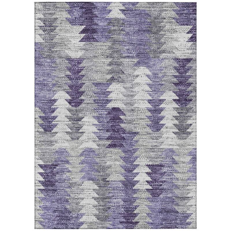 Machine Washable Indoor/ Outdoor Chantille Modern Moroccan Boho Rug