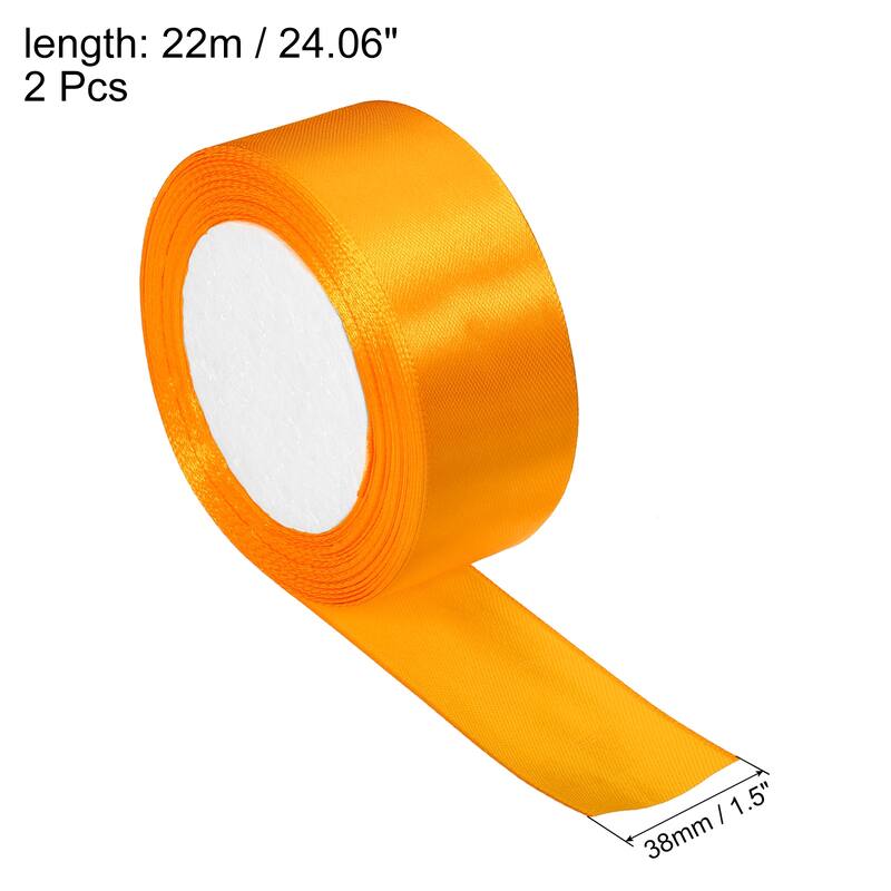 1.5 Inch Satin Ribbon, Double Face Crafts Roll for Wrapping Decoration